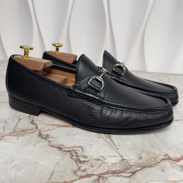 1955 Horsebit Loafers Black Grain Leather