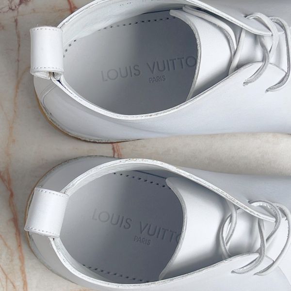 Desert Boots White Leather