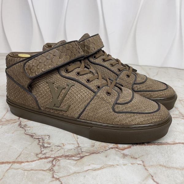 Acapulco Sneaker Trainer Python Leather Brown