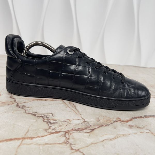 Frontrow Sneakers Crocodile Embossed Leather