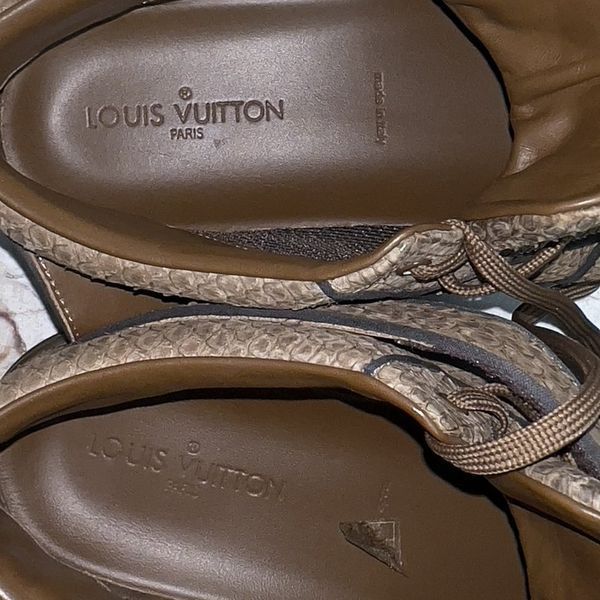 Acapulco Sneaker Trainer Python Leather Brown