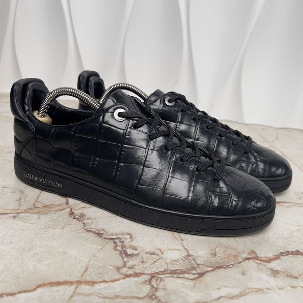 Frontrow Sneakers Crocodile Embossed Leather