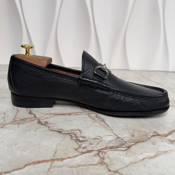 1955 Horsebit Loafers Black Grain Leather
