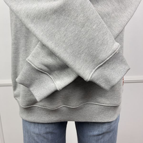 Sweatshirt Light Gray Cotton Crew Neck