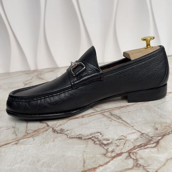 1955 Horsebit Loafers Black Grain Leather