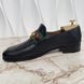 Brixton Horsebit Web Loafers Black Grain Leather