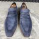 Andy Suede Blue Loafers