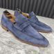 Andy Suede Blue Loafers