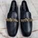 Upper Case Flat Loafers Black Leather