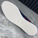 Appolo Graffiti Low Top Sneakers Blue Leather
