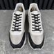 Ran Away Sneakers White Mesh Leather Monogram Eclipse Canvas