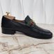 Brixton Horsebit Web Loafers Black Grain Leather