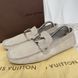 Monte Carlo Moccasins Damier Beige Suede