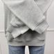Sweatshirt Light Gray Cotton Crew Neck