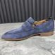 Andy Suede Blue Loafers
