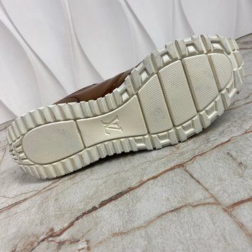Run Away Sneakers Brown Patina Leather