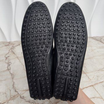 Hockenheim Damier Infini Moccasin Black Leather