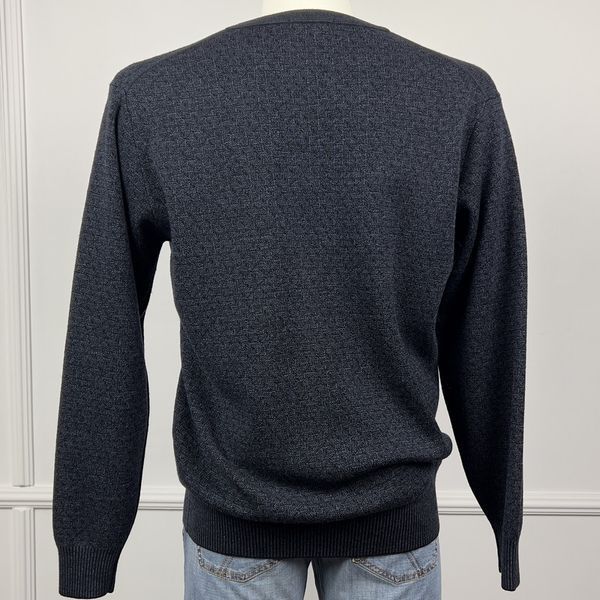 V-Neck Sweater Blue Wool Cashmere