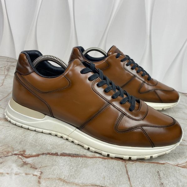 Run Away Sneakers Brown Patina Leather