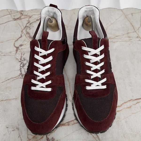 Run Away Sneaker Burgundy Suede