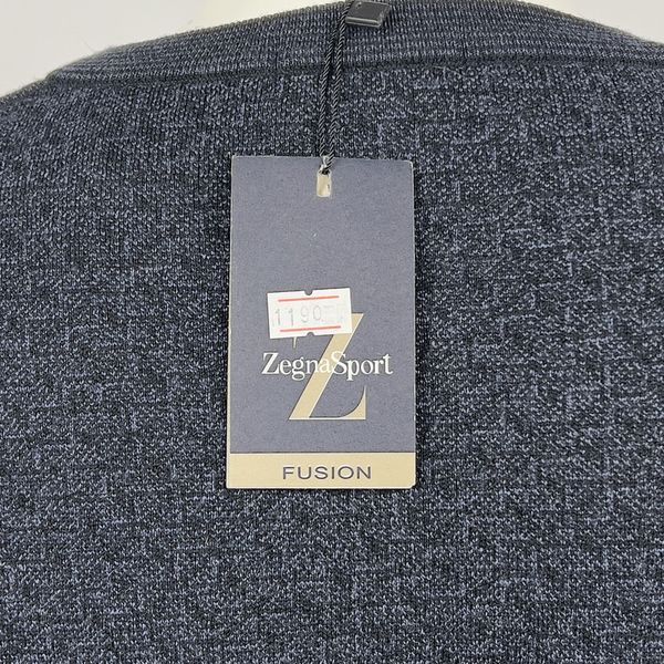 V-Neck Sweater Blue Wool Cashmere