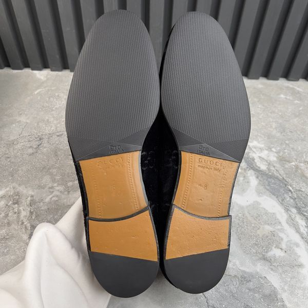 Jordaan Loafers Monogram Black Velour