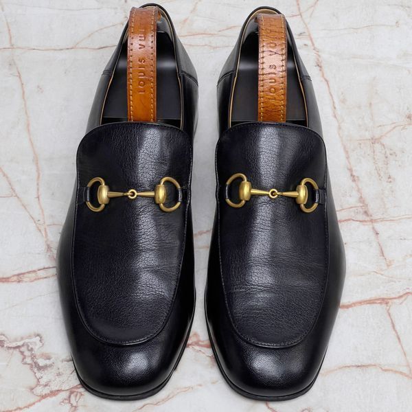Brixton Horsebit Loafers Black Leather