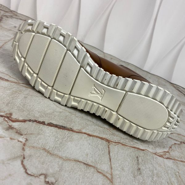 Run Away Sneakers Brown Patina Leather
