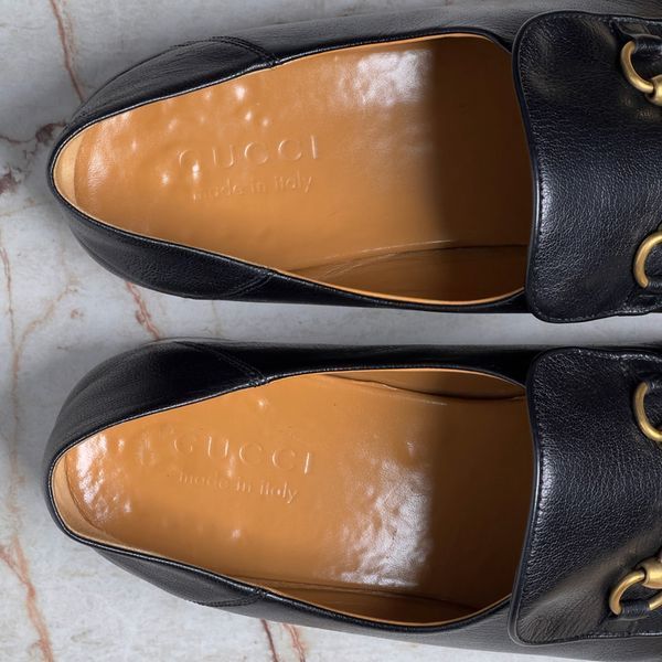 Brixton Horsebit Loafers Black Leather