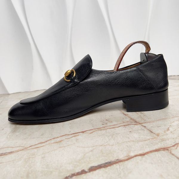 Brixton Horsebit Loafers Black Leather