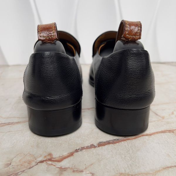 Brixton Horsebit Loafers Black Leather