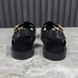 Studded Buckle Strap Sandals Black Rubber