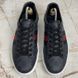 Ace Web Supreme Sneakers Gray Leather