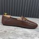 Hebron Horsebit Driving Moccasin Brown Grain Leather