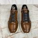 Run Away Sneakers Brown Patina Leather