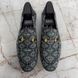 Brixton Horsebit Loafers Bee Print Black Green Fabric