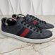 Ace Web Supreme Sneakers Gray Leather