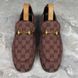 Collapsible Horsebit GG Monogram Loafers Red Canvas