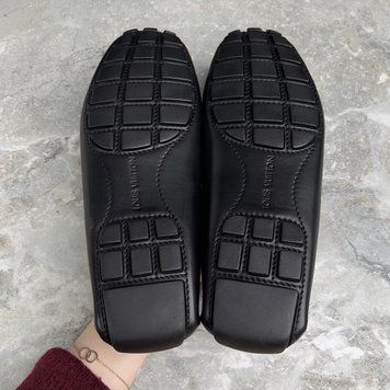 Monte Carlo Moccasins Black Leather
