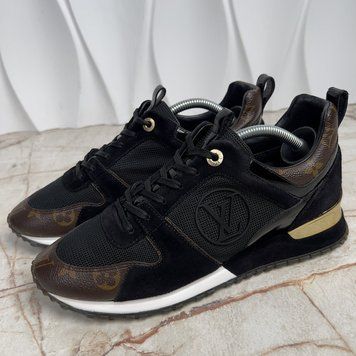 Run Away Monogram Canvas Sneaker Black Mesh