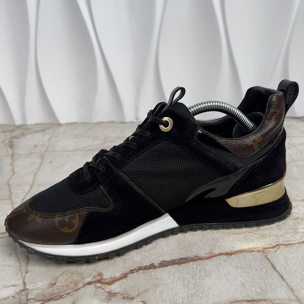 Run Away Monogram Canvas Sneaker Black Mesh