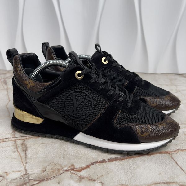Run Away Monogram Canvas Sneaker Black Mesh