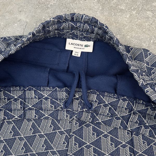 Lacoste Paris Regular Fit Monogram Zip-Up Navy Blue Trackuit
