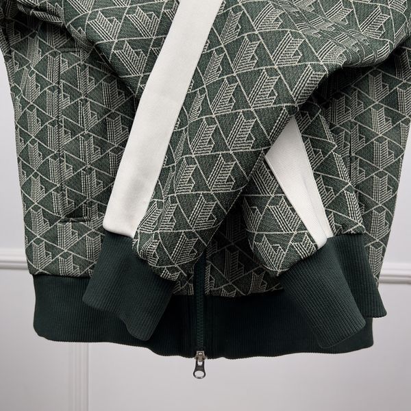 Live Regular Fit Jacquard Monogram Green/Sinople Trackuit