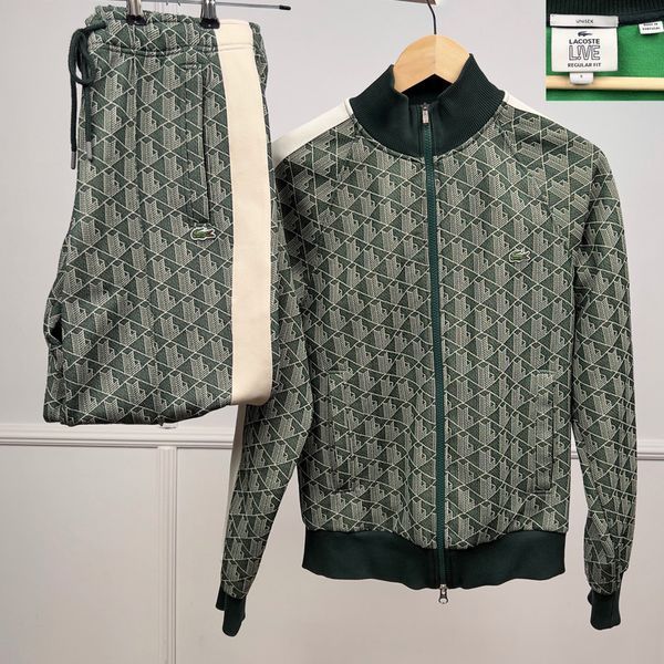 Live Regular Fit Jacquard Monogram Green/Sinople Trackuit