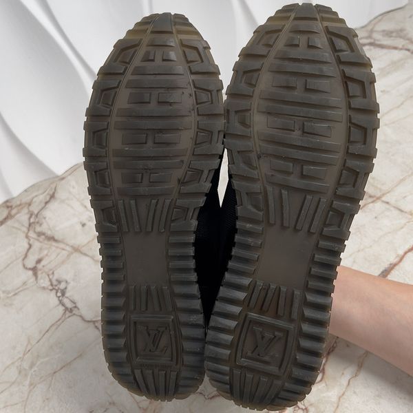 Run Away Monogram Canvas Sneaker Black Mesh