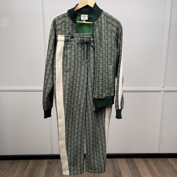 Live Regular Fit Jacquard Monogram Green/Sinople Trackuit