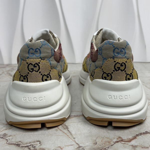 Rhyton Sneaker Multicolor Canvas Fabric Leather