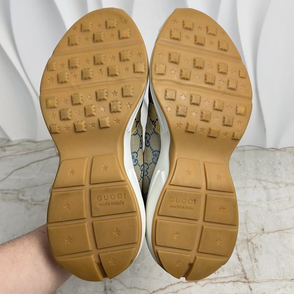 Rhyton Sneaker Multicolor Canvas Fabric Leather