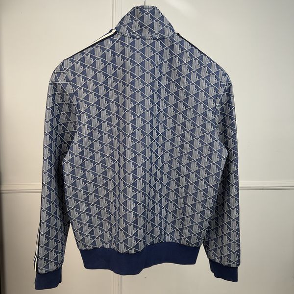 Lacoste Paris Regular Fit Monogram Zip-Up Navy Blue Trackuit